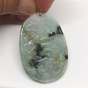 Genuine jade dragon/Phoenix pendant 23gr